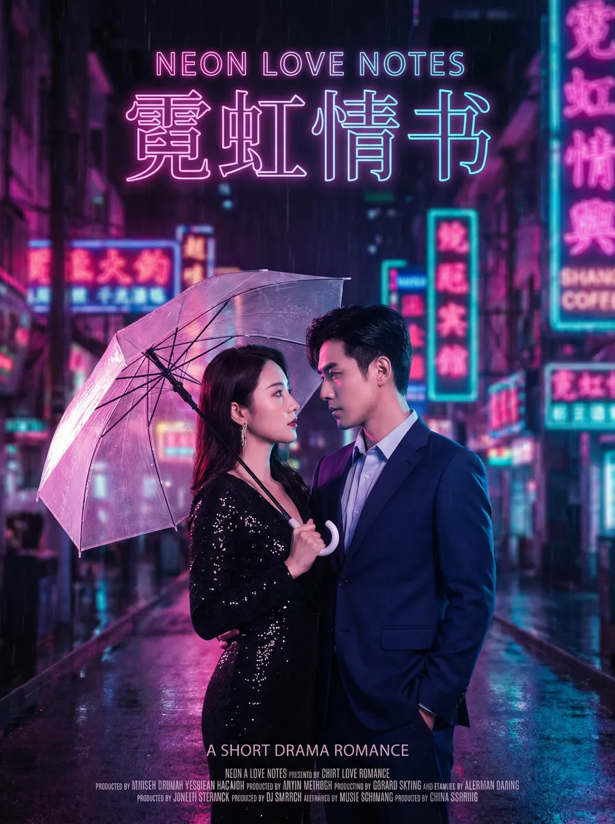 密爱剧情介绍 热播都市爱情短剧 - 霓虹情书海报